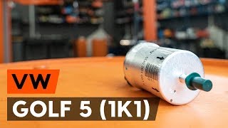 Kako zamenjati Filter goriva VW GOLF V (1K1) - video vodič