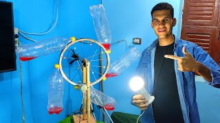 An electricity generator that works for a lifetime. You can make one with simple tools from trash