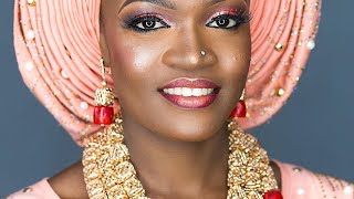 How to tie the nigerian bridal gele