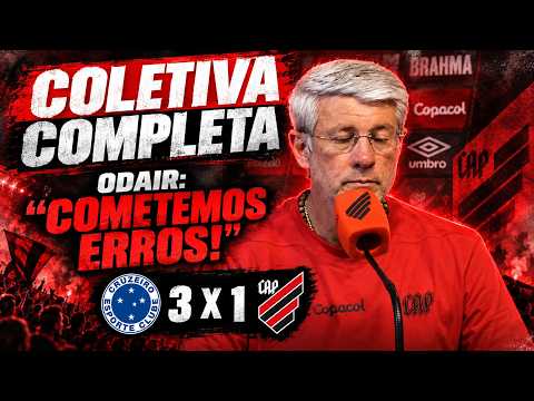 CRUZEIRO 3 X 1 ATHLETICO | ODAIR HELLMANN FULL PRESS CONFERENCE | SEE WHAT HE SAID ABOUT THE DEFEAT