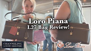 Loro Piana L27 Winter 2023 Bag Unboxing, Modshots and Review - Luxury Designers with ~~Dani B screenshot 1