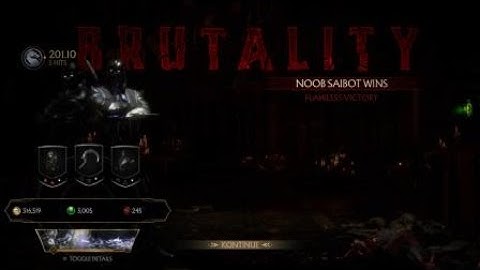Mortal Kombat 11 - Noob Saibot Brutality "More portals, More problems"