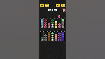Ball Sort - Color Puzzle Game - Level 581 - Walkthrough SOLVED by RobotPlayer AI!!!