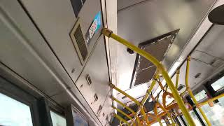 riding on 4353334 golden dragon XML6125CC DB route 3 in ofakim (Voith Fast idle)