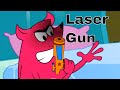 Laser Gun Ep - 40 - Pyaar Mohabbat Happy Lucky - Hindi Animated Cartoon Show - Zee Kids