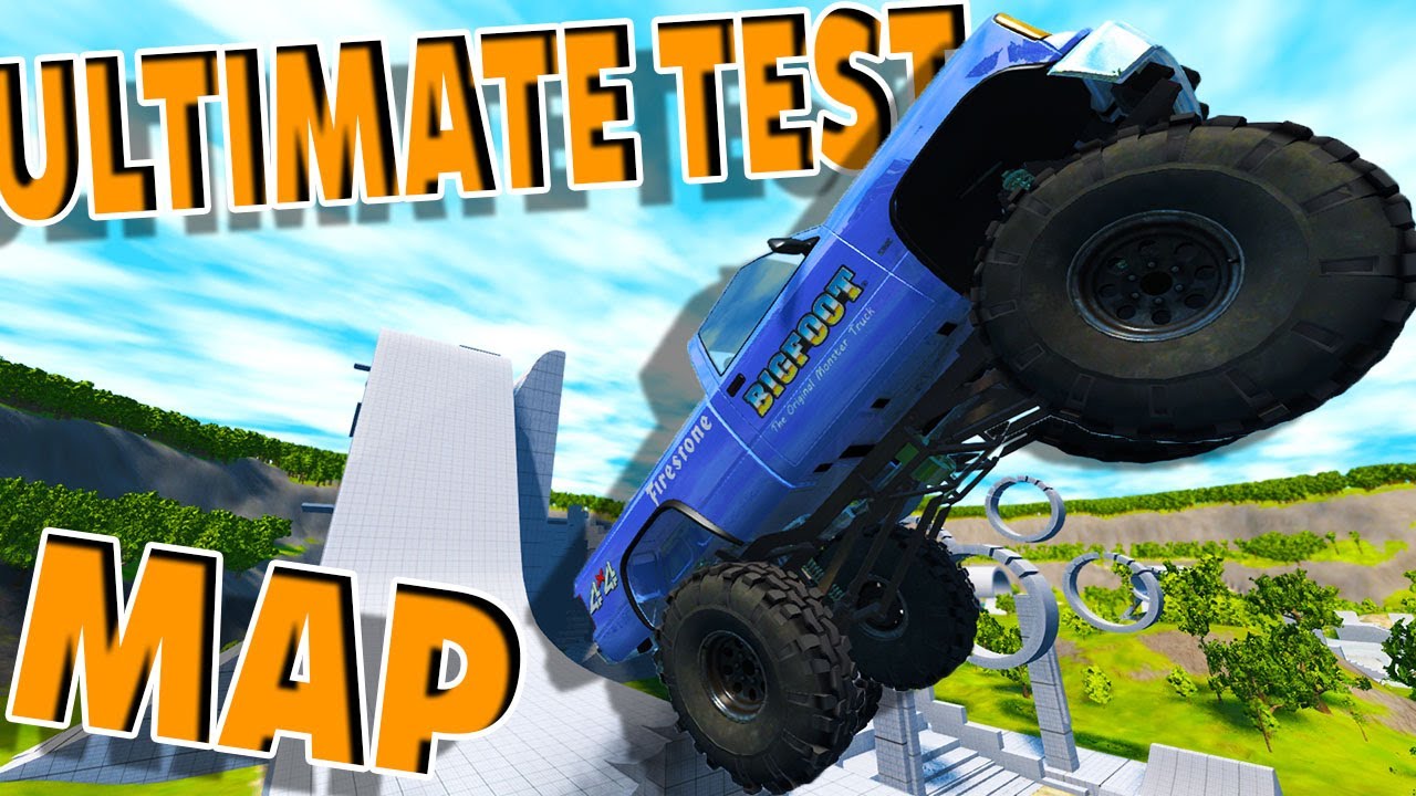 BeamNG Drive - ULTIMATE CRASH TESTING MAP!