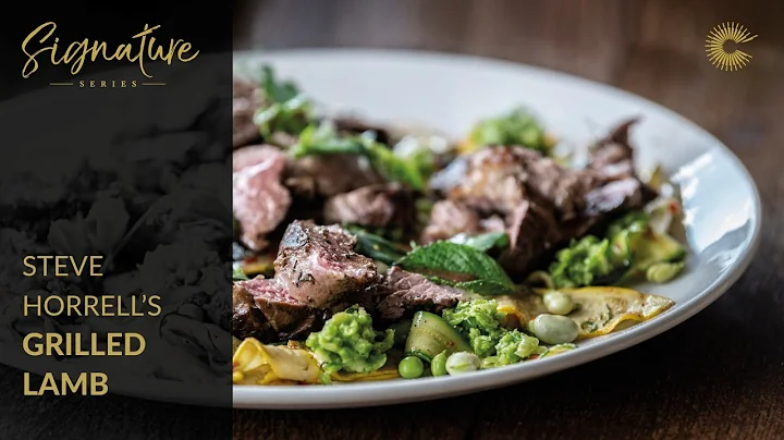 Steve Horrell's Grilled Lamb Leg with Courgettes, ...