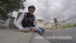 Origami Crane 01751 on 20150721 part 029 via Frankfurt
