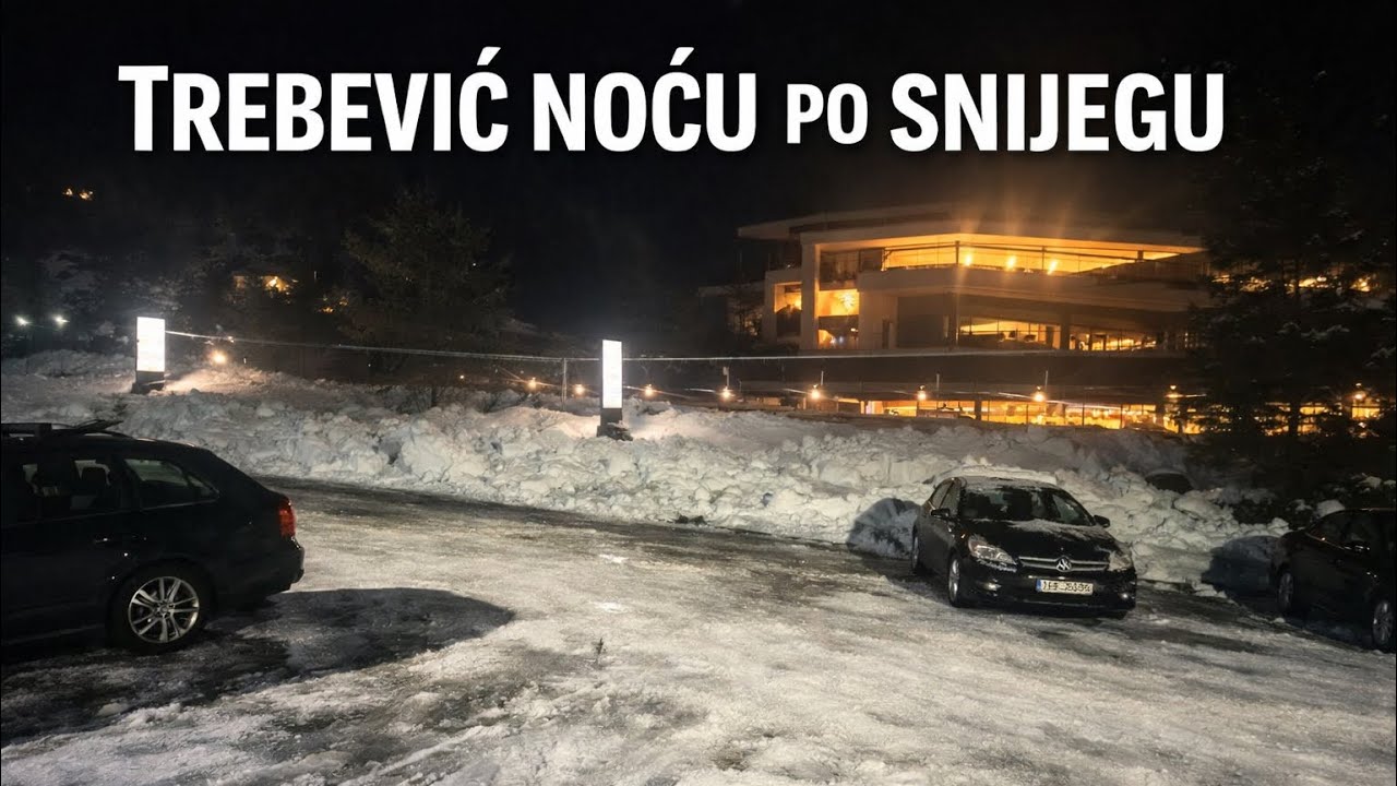 Trebević noću po snijegu