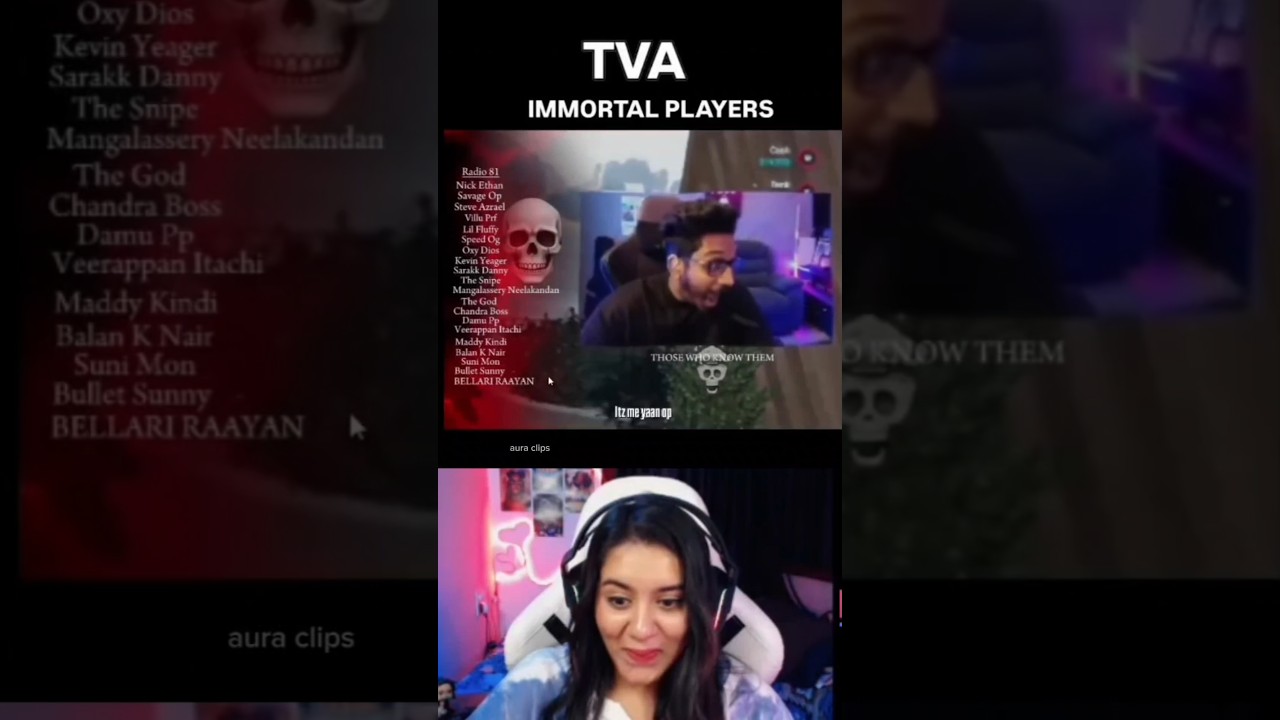 TVA immortal players reacting cupcake gaming dc troll 