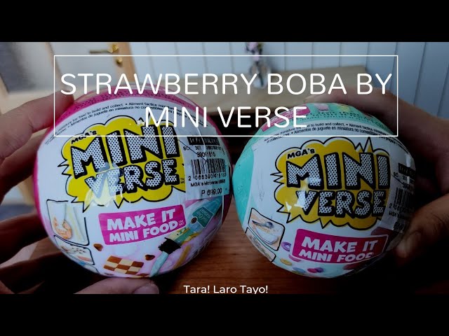 Let's make some mini Boba by @Miniverse #miniverse #miniversemakeitmin, Mini Brands