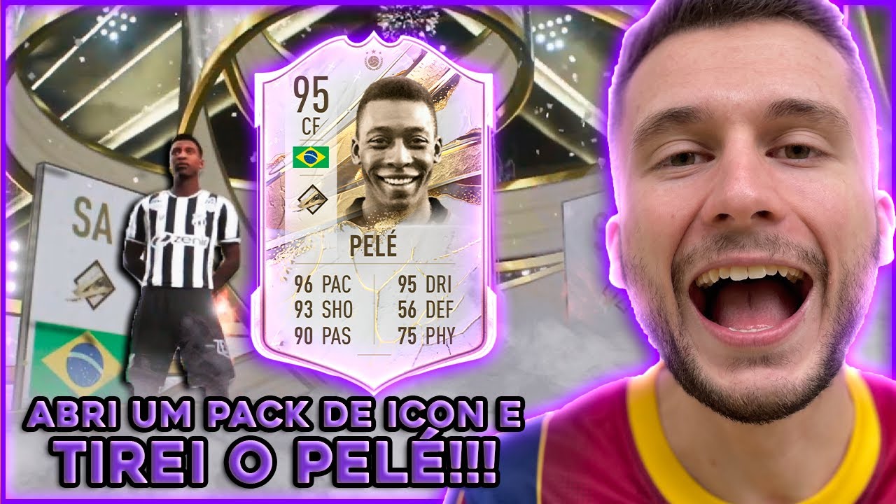 INSANOOO!!! TIREI UM PELÉ ABRINDO O PACK DE ICON 88+!!!! FIFA 23 - UT