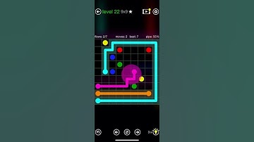 Flow Free - Intro - Bonus Pack - 9x9 hard- Level 22