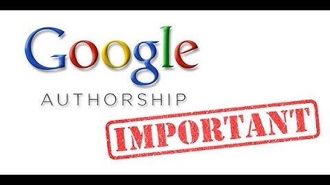 Google Authorship Tutorial