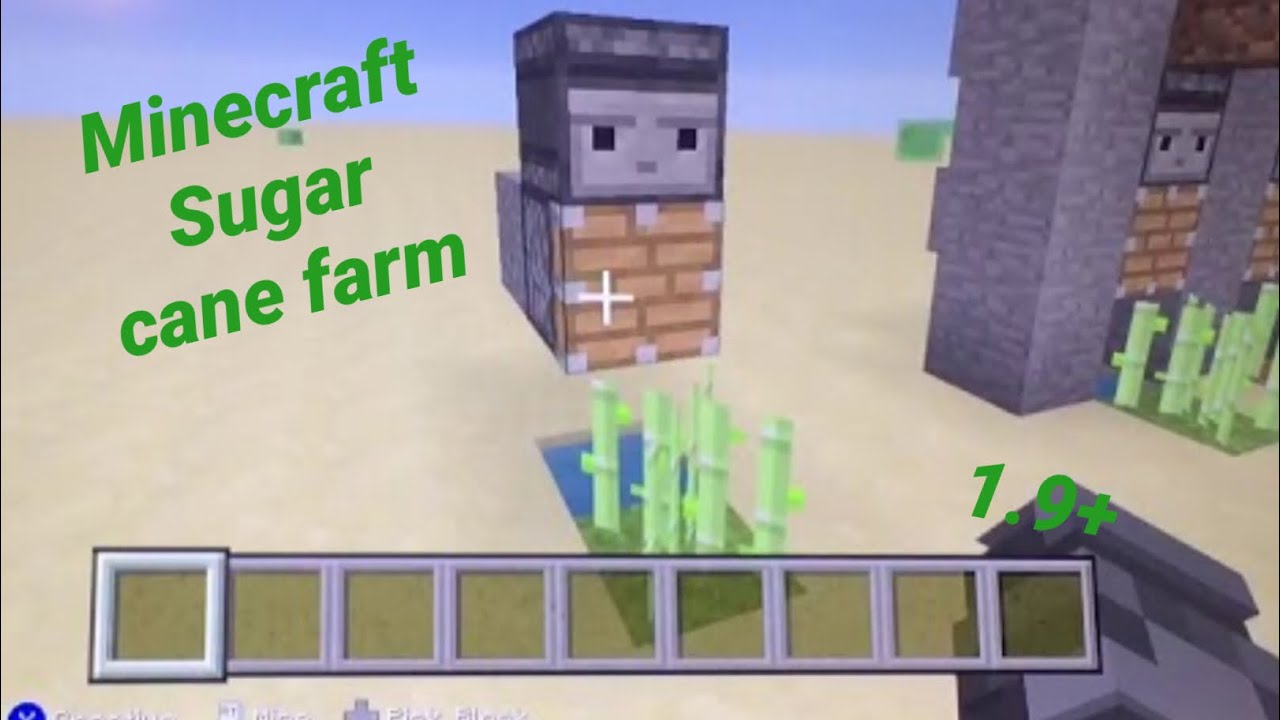 Minecraft Sugar Cane Farm Design