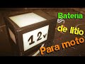 Batería de litio para moto 12v