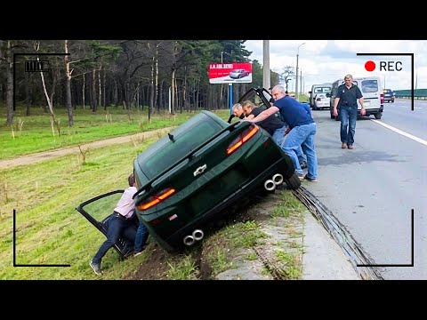 لا ي صدق شاهدوا ما التقطته كاميرات المراقبة لأشخاص تسببوا في حوادث بسبب أفعالهم الطائشة