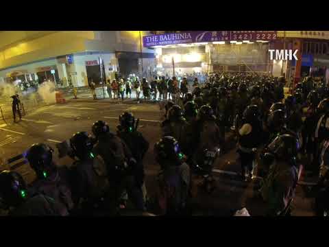 20190721 警方於上環施放催淚彈驅散示威者