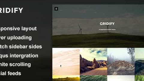 Gridify - Fullsceen Grid Theme