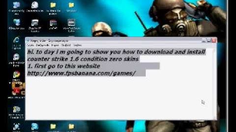 how to download skins for cs 1.6 condition zero