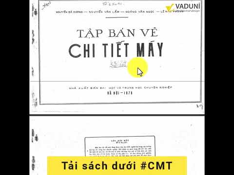 Video Sách tập bản vẽ chi tiết máy | #shorts - youtube