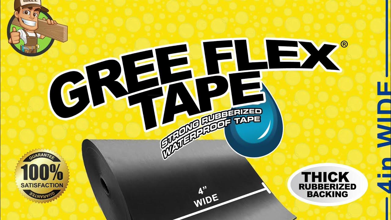 GREE Flex Tape Performance Waterproof Tape Stops Leaks Instantly