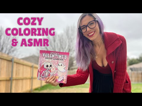 asmr coloring stream✨February 12, 2025 recorded live pt 2✨cozy coloring, humming, triggers, & chats