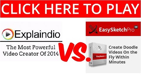 Review: Explaindio VS Easy Sketch Pro 2 - Pricing, Features and OTOs