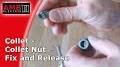 how to remove collet from nut from m.youtube.com