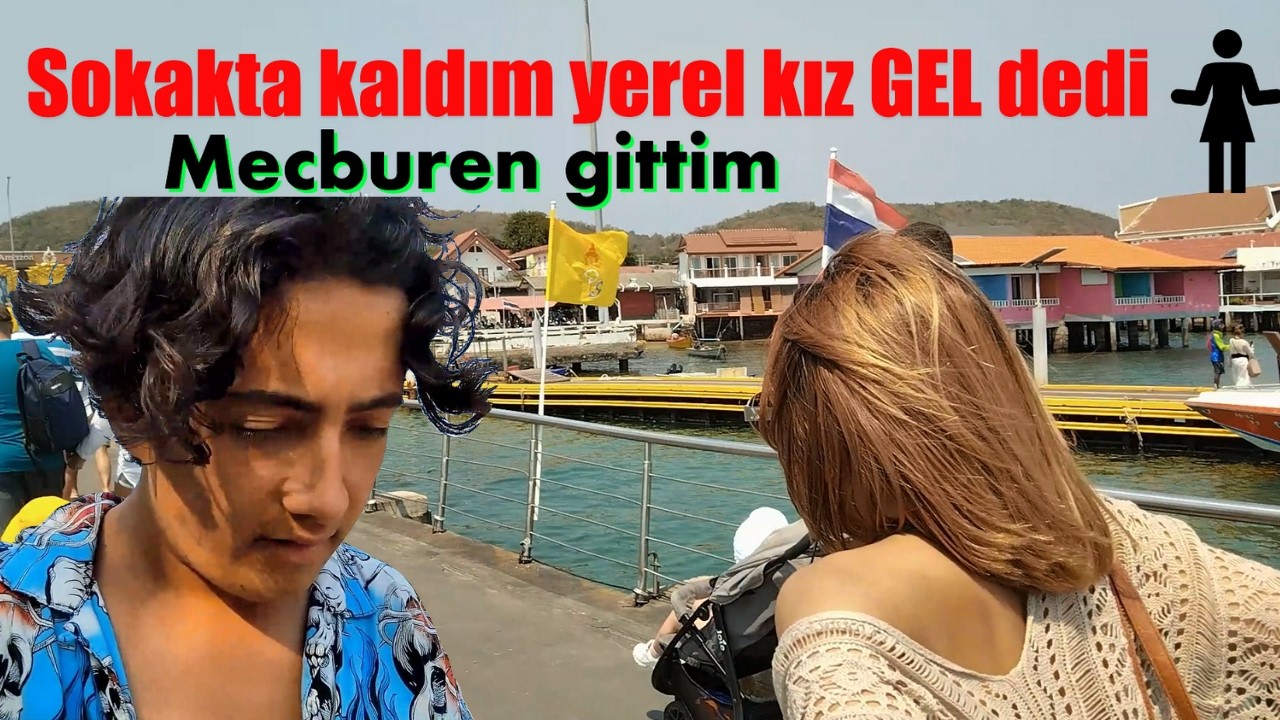 Sokakta Kaldım, Yerel Kız Evine Aldı | Koh Larn Adası Vlogu