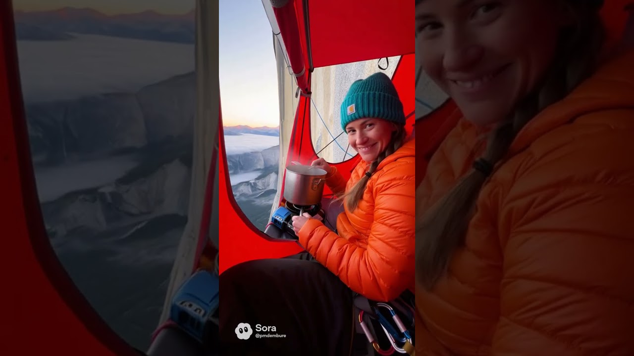 Camping on El Capitan's Dawn Wall