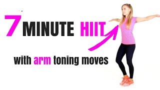 HOME FITNESS HIIT WORKOUT - SUITABLE FOR BEGINNERS - calorie burning moves & arm exercises for women