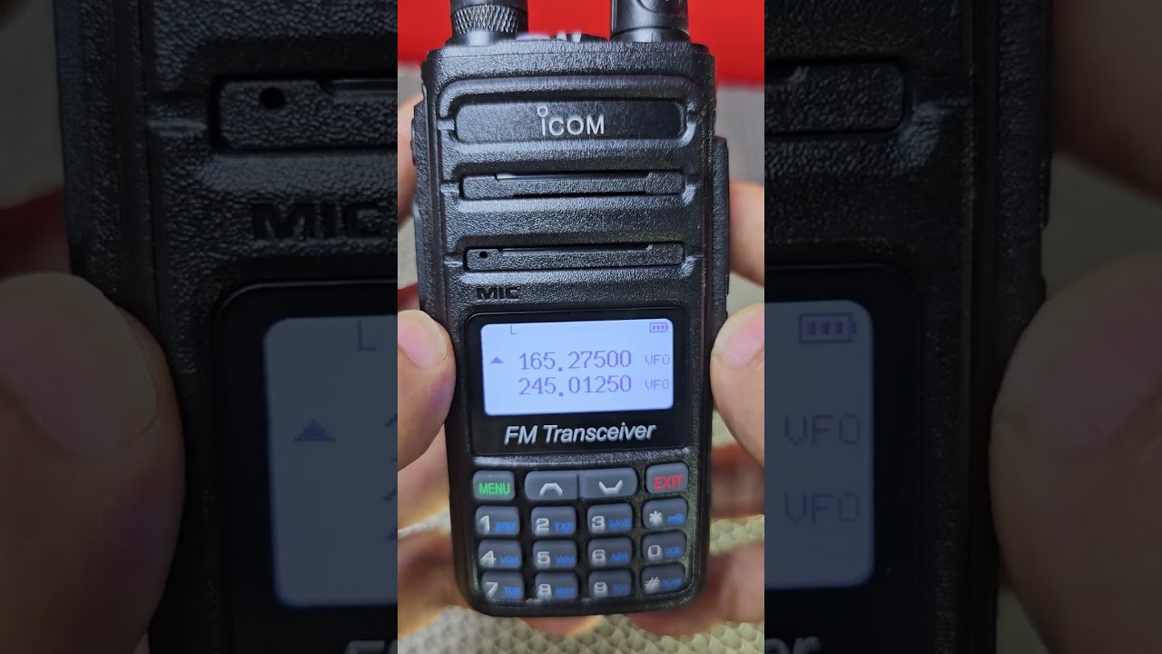 วิธีปรับกำลังส่ง Power  ICOM V191