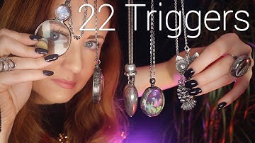 22 ASMR Tapping Triggers | No Talking | Intensely Relaxing Sounds