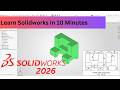 Solidworks 2026Tutorials Under 10 Minutes | Ex.No. 17.95 |Casting | Engineering Drawing by N D Bhatt