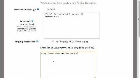 PingAutomatic.com: Backlinks