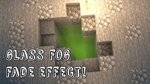 How To Glass Fog Effect In Minecraft! | 6Moth