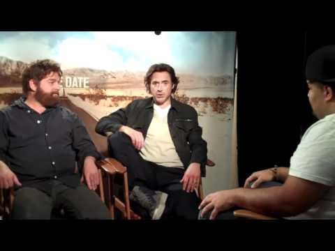 Robert Downey Jr & Zack Galifianakis Exclusive & Funny Interview for 'Due Date'