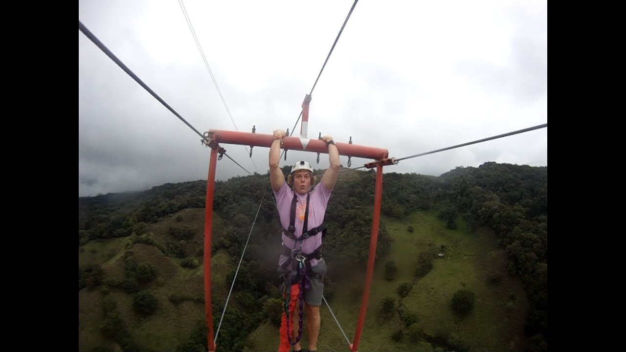 Cliff Hang Bungee Jump at Extremo Monteverde, Costa Rica YouTube