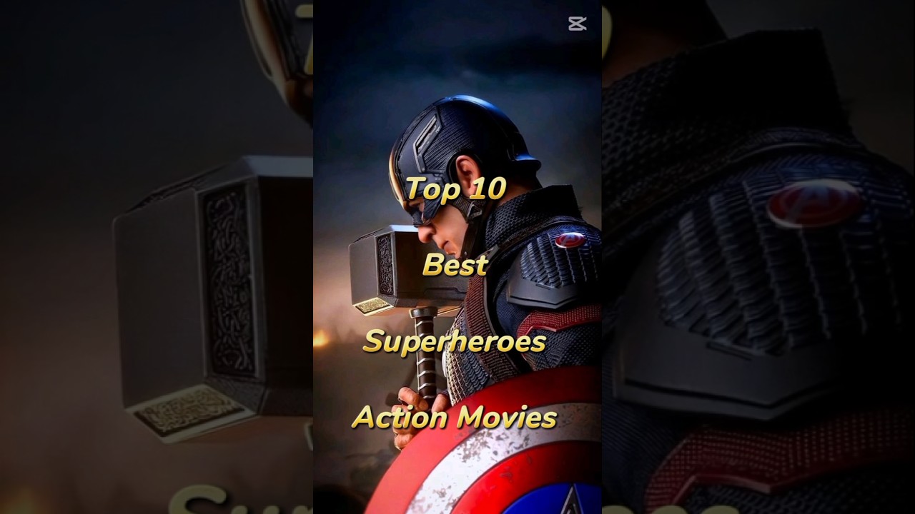Top 10 best action superheroes movies 🔥#short