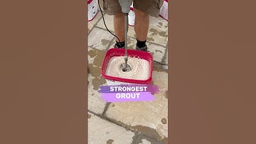 Genius Strongest Grout for Patio! #shorts (@macclandscapes)