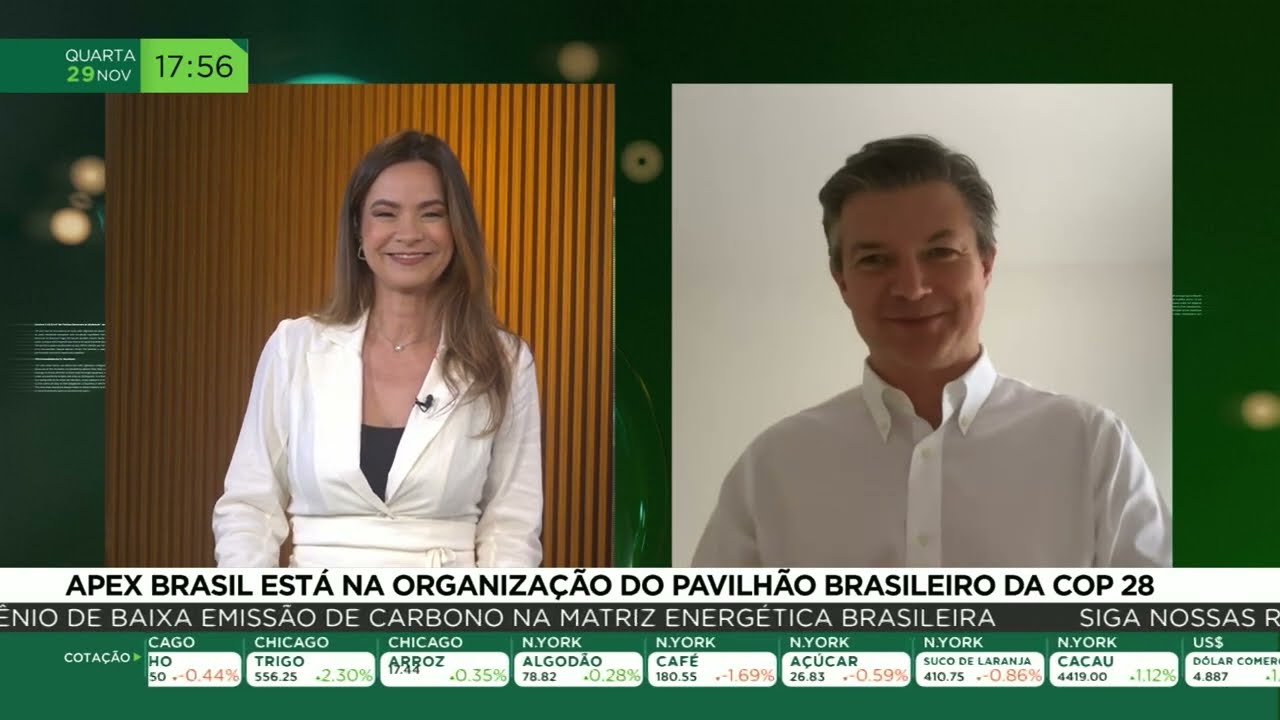 APEX Brasil está na organização do pavilhão brasileiro da COP 28 