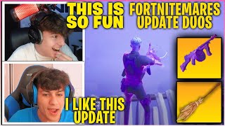 CLIX & RONALDO CRIES LAUGHING Playing NEW FORTNITEMARES Update & Uses SHADOW MIDAS DRUM GUN To Win!