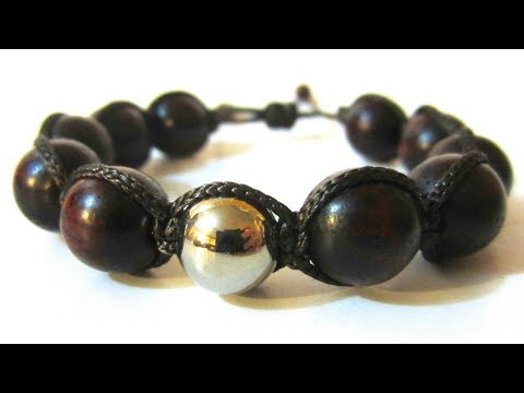How to Make a Shamballa Bracelet | DIY Macrame Bracelet