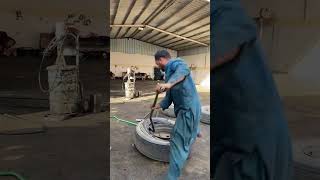 How to open tire #Jvlogteach"#TirePuncture #MechanicalField #tirechange