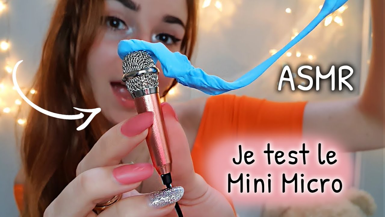 ASMR 🌺 First time tiny microphone! french 
