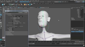 Maya 2018 Simple Character 03 Skin Bind!
