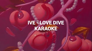 IVE (아이브) - 'LOVE DIVE' KARAOKE with Easy Lyrics Resimi