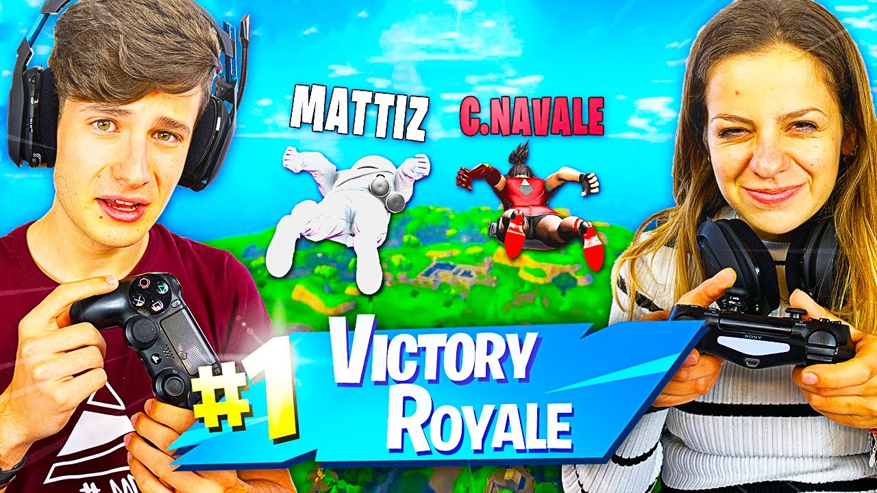 GIOCO con la MIA RAGAZZA a FORTNITE per la PRIMA VOLTA!! (Possiamo #1 ...