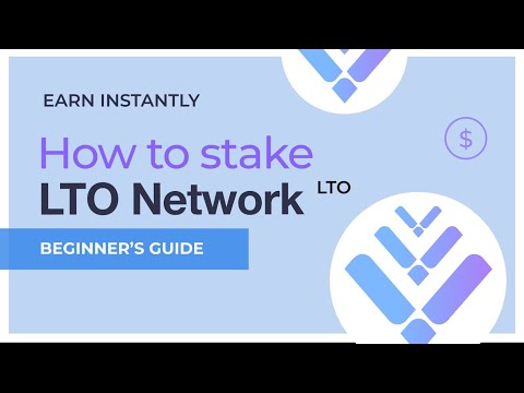 LTO Network (LTO) | How To Stake Guide - Easy Tutorial